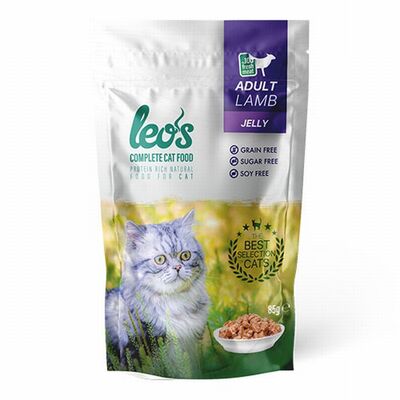 Leos Pouch Kuzulu Yetiskin Kedi Konservesi 12 x 85 Gr